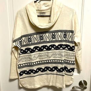 Lucky brand cowl neck sweater